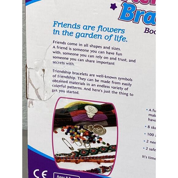 Friendship Bracelet Making Kit With Book Beads Thread DIY Gift Mud Puddle Age 8+ - Picture 9 of 9